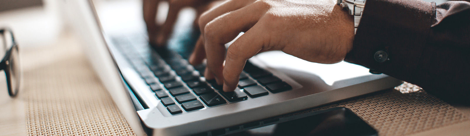 a person working on their laptop